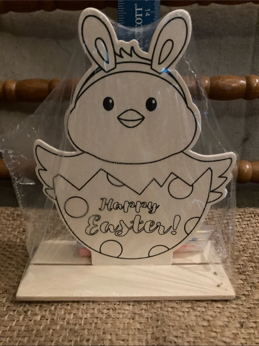 Bundle of paintable wood Easter items